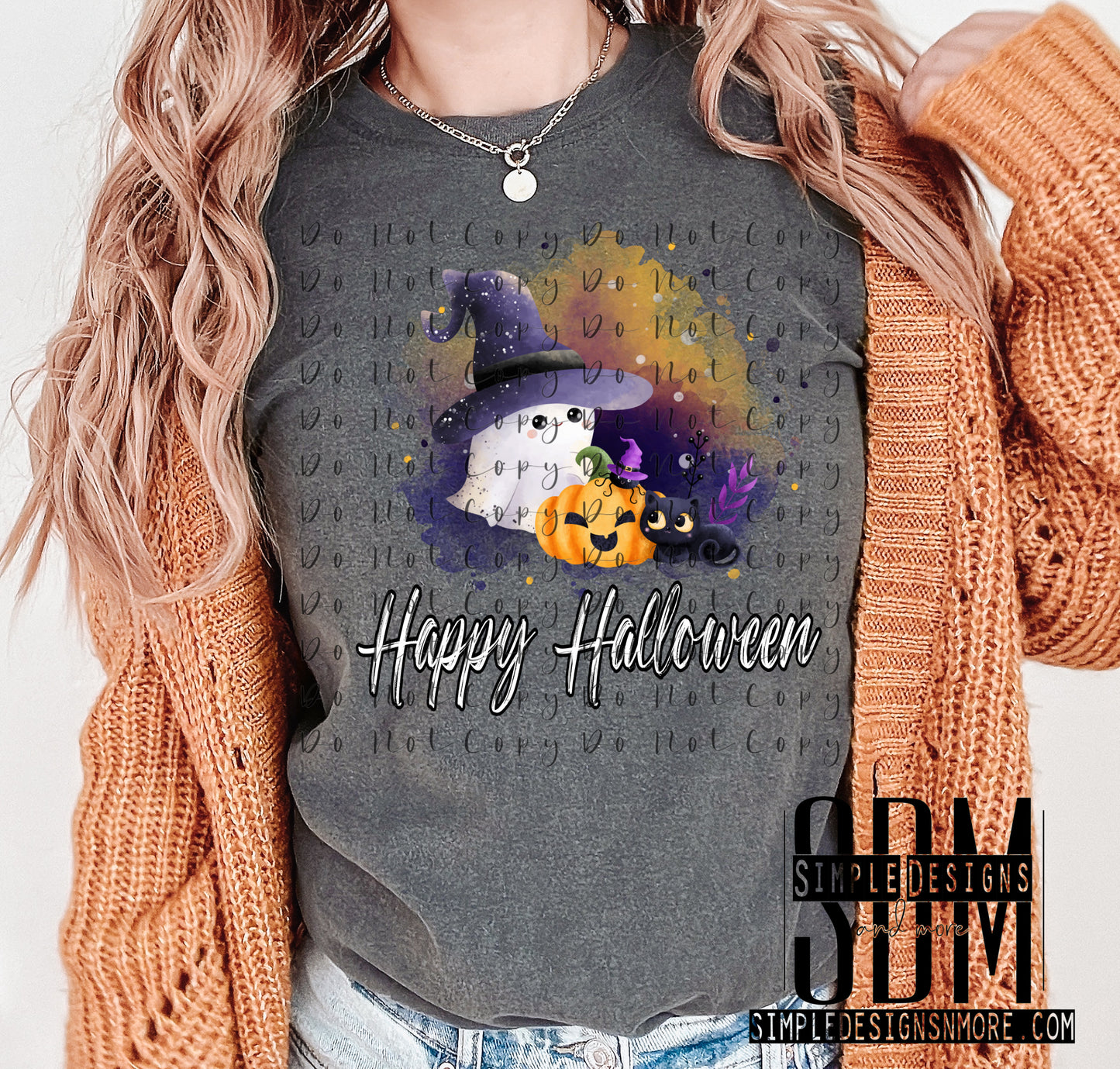 Happy Halloween Heat Transfer DTF, Sublimation, DTF Direct to Film