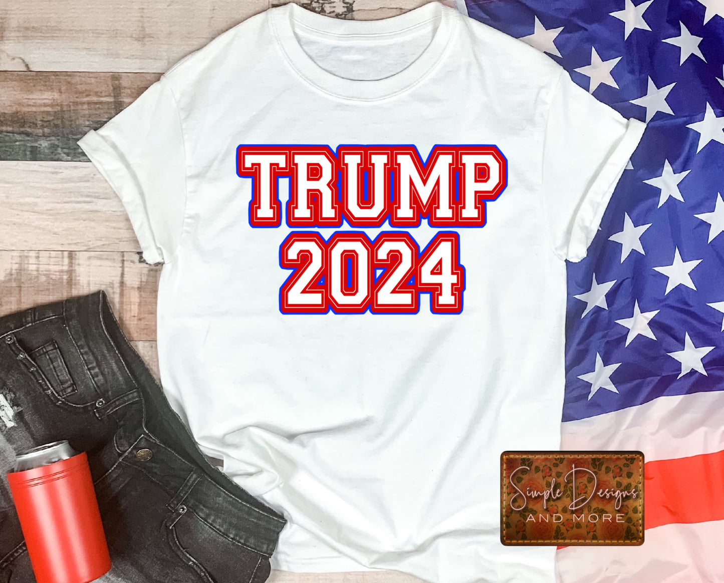 Trump 2024 Patriotic Sublimation, DTF Direct to Film Heat Transfer