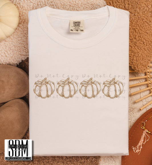 Pumpkins Comfort Color T-shirt, Bella Canvas Tees