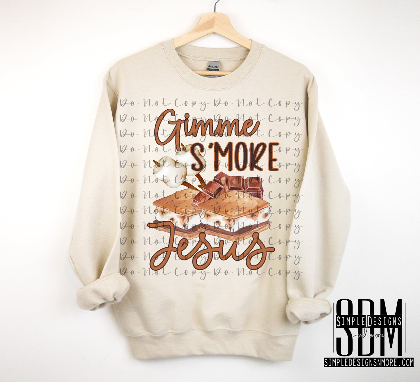 Gimme Smore Jesus Less of Me Heat Transfer Sublimation, Sublimation, DTF Direct to Film