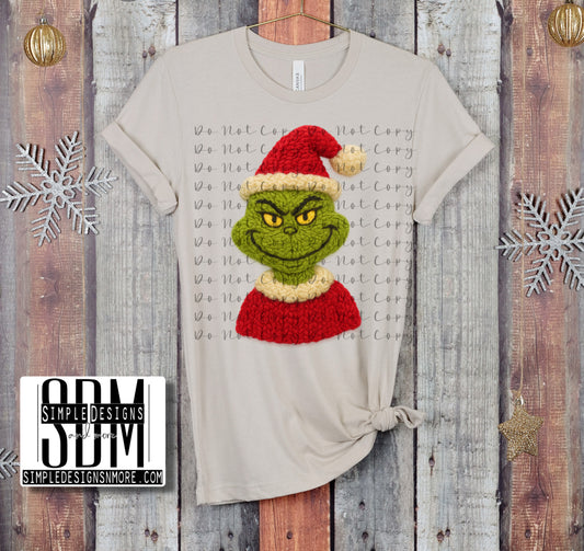 Green Guy (Faux Yarn) Comfort Color T-shirt, Bella Canvas Tees