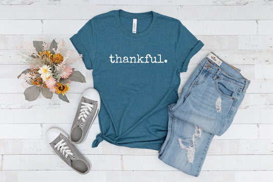 Thankful White Version DTF Direct to Film Heat Transfer