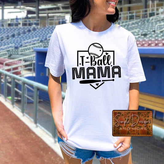 T-ball Mama Heat Transfer Sublimation, Sublimation, DTF Direct to Film