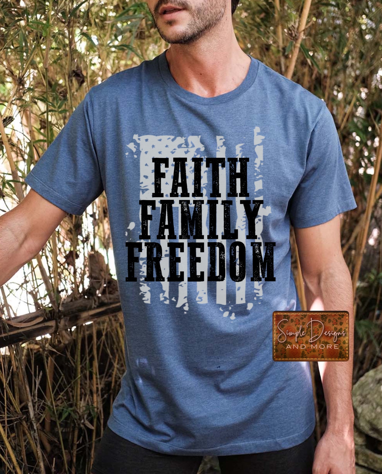 Faith Family Freedom Heat Transfer, Sublimation, DTF Direct to Film Heat Transfer