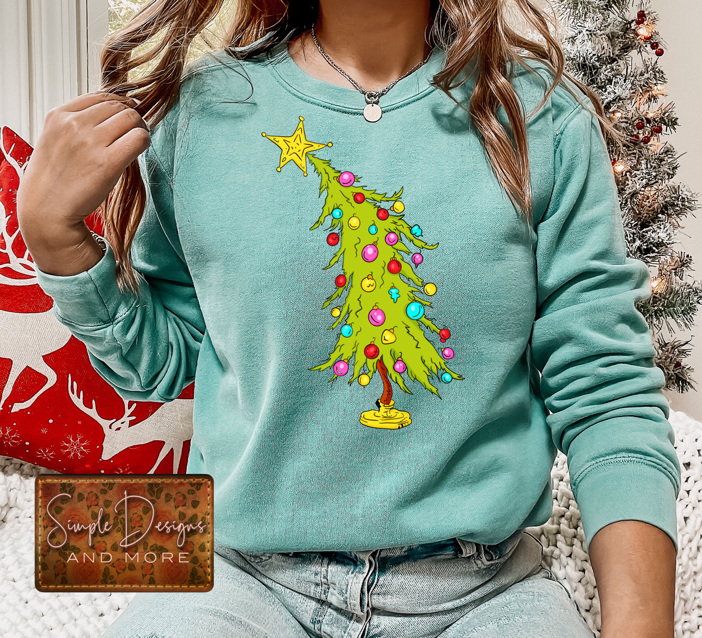 Grinchy Tree Heat Transfer Sublimation, Sublimation, DTF Direct to Film