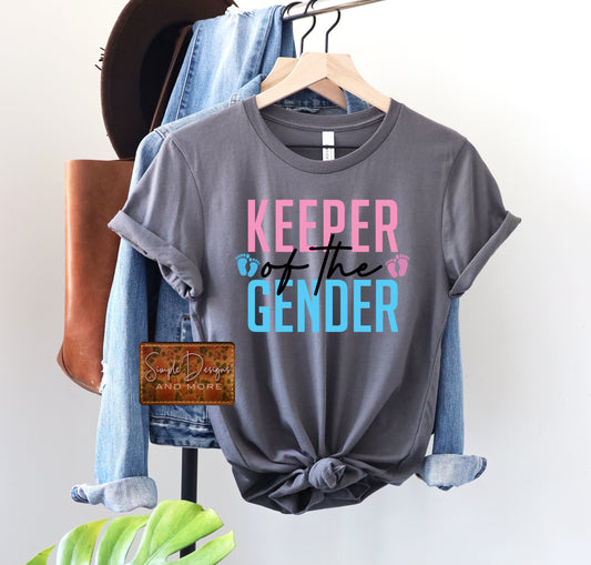 Custom Keeper of the Gender Transfer Sublimation, Sublimation, DTF Direct to Film