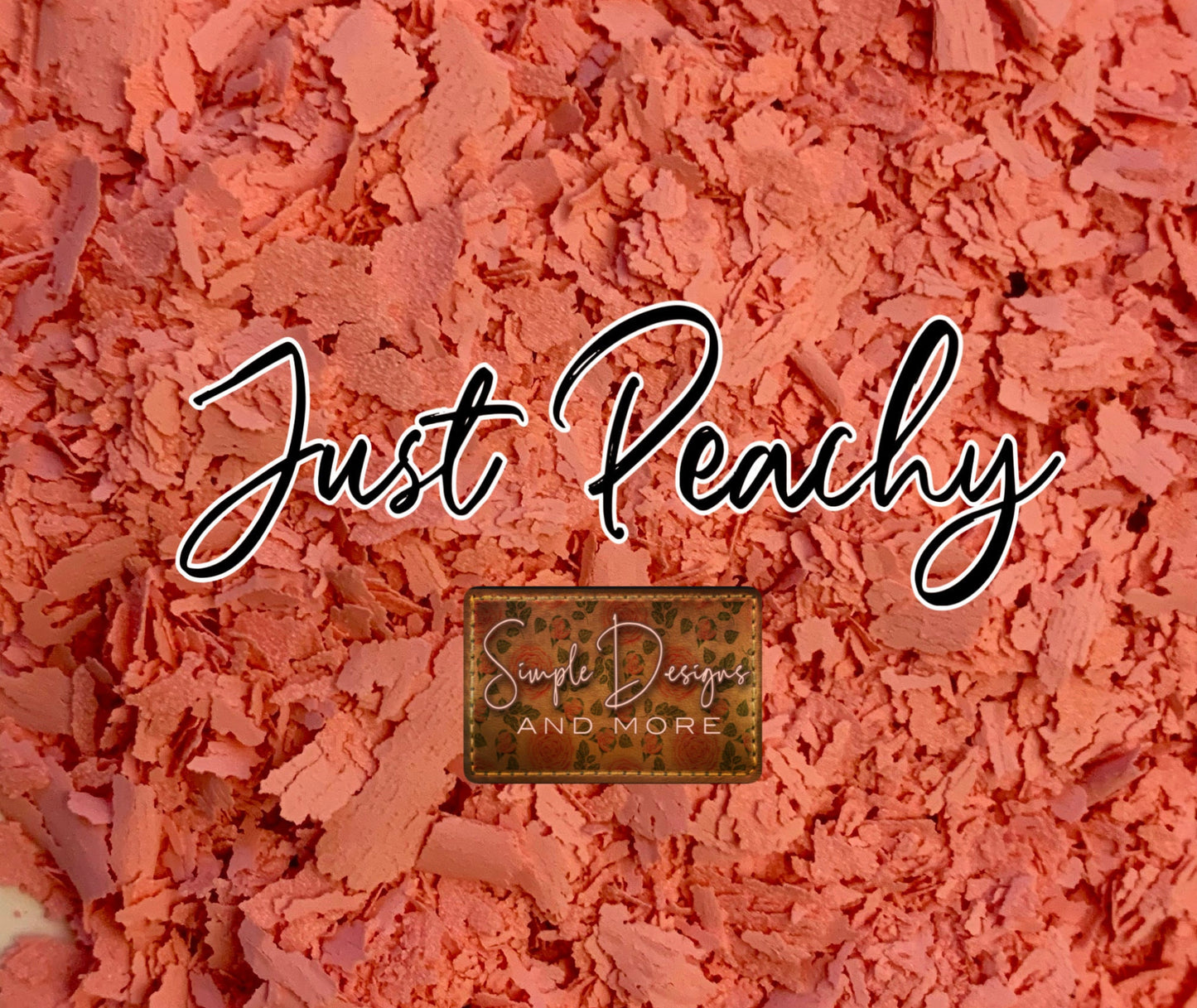 Just Peachy Screen Print Confetti, T-shirt Sprinkles, Garment Sprinkles, Shirt Decoration