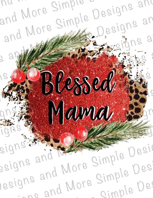 Bless Mama Sublimation Heat Transfer Sheet Temp