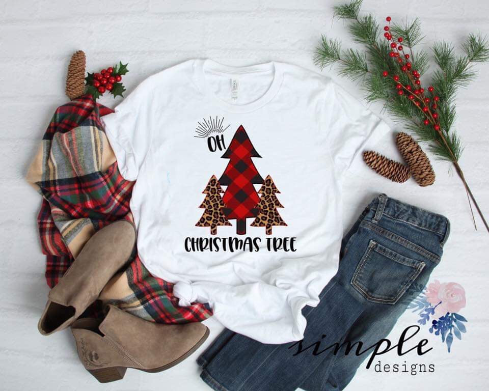 Oh Christmas Tree Sublimation Heat Transfer Sheet Temp