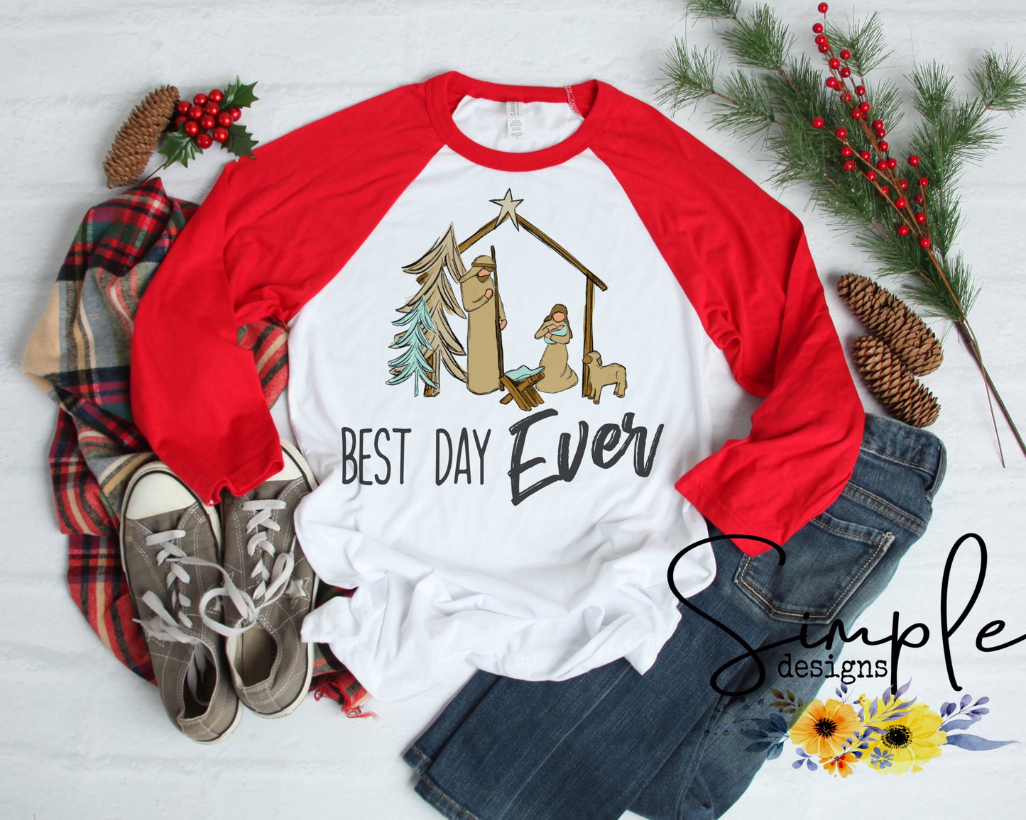 The Best Day Ever Christmas Sublimation Heat Transfer Sheet Temp