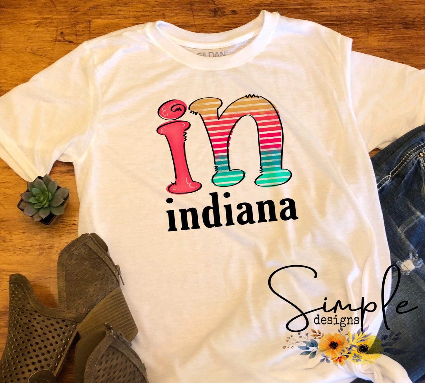 IN Indiana Sublimation Heat Transfer Sheet
