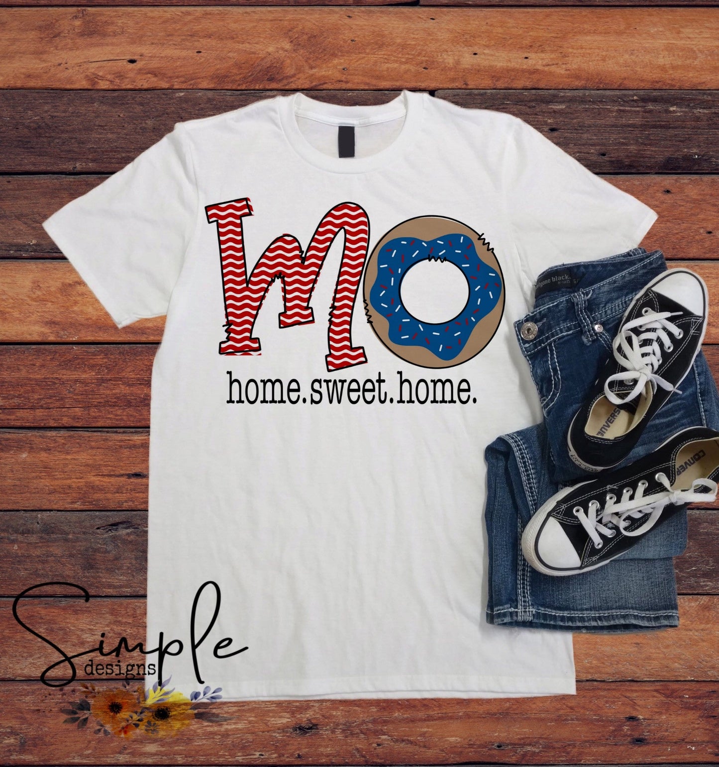 Red White and Blue State Abbreviations Sublimation Heat Transfer Sheets