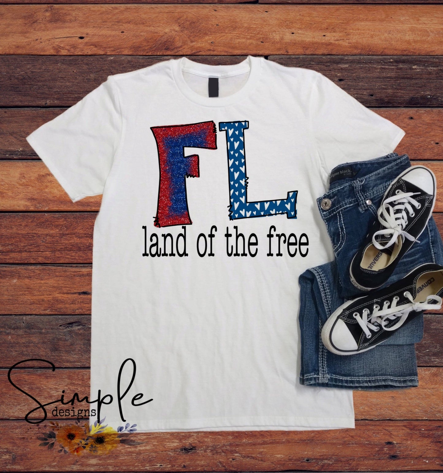 Red White and Blue State Abbreviations Sublimation Heat Transfer Sheets