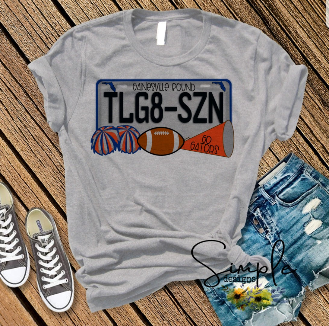 Tag Go Gators Football Teams Sublimation Heat Transfer Sheets