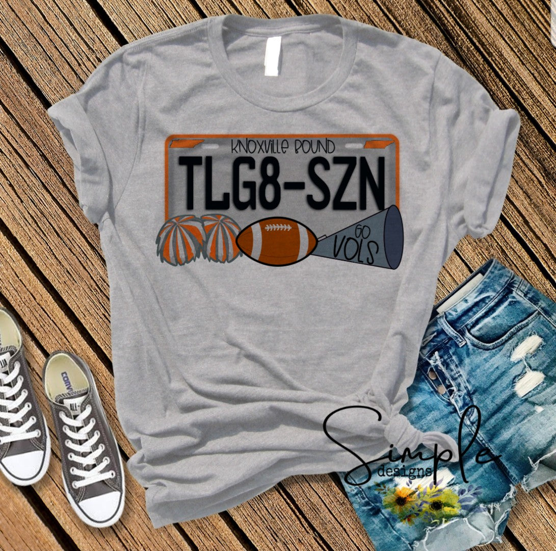 Tag Go Vols Football Teams Sublimation Heat Transfer Sheets