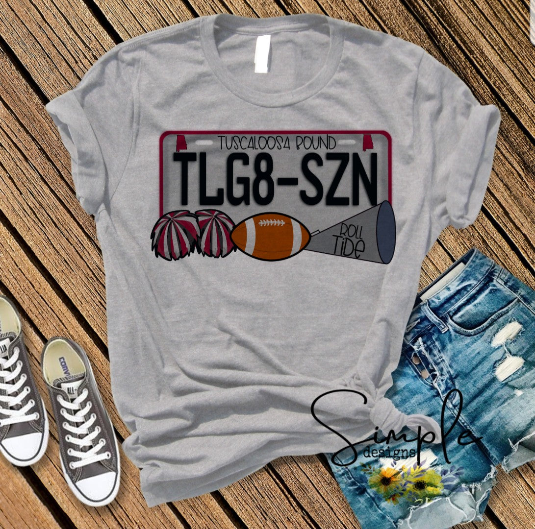 Tag Roll Tide Football Teams Sublimation Heat Transfer Sheets