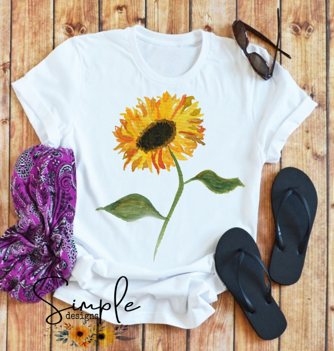 Watercolor Flower Sublimation Heat Transfer Sheets