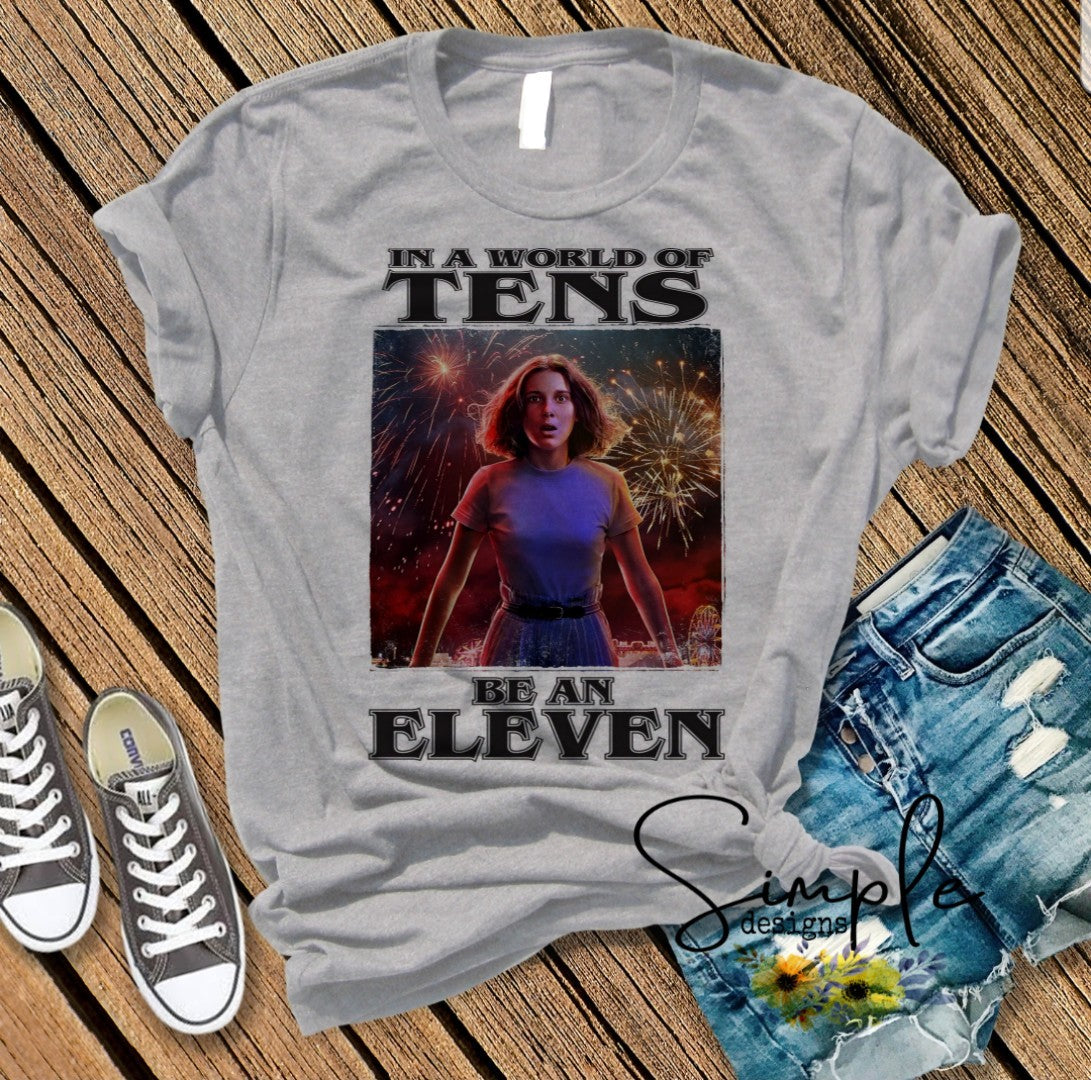 Eleven Stranger Things Sublimation Heat Transfer Sheets