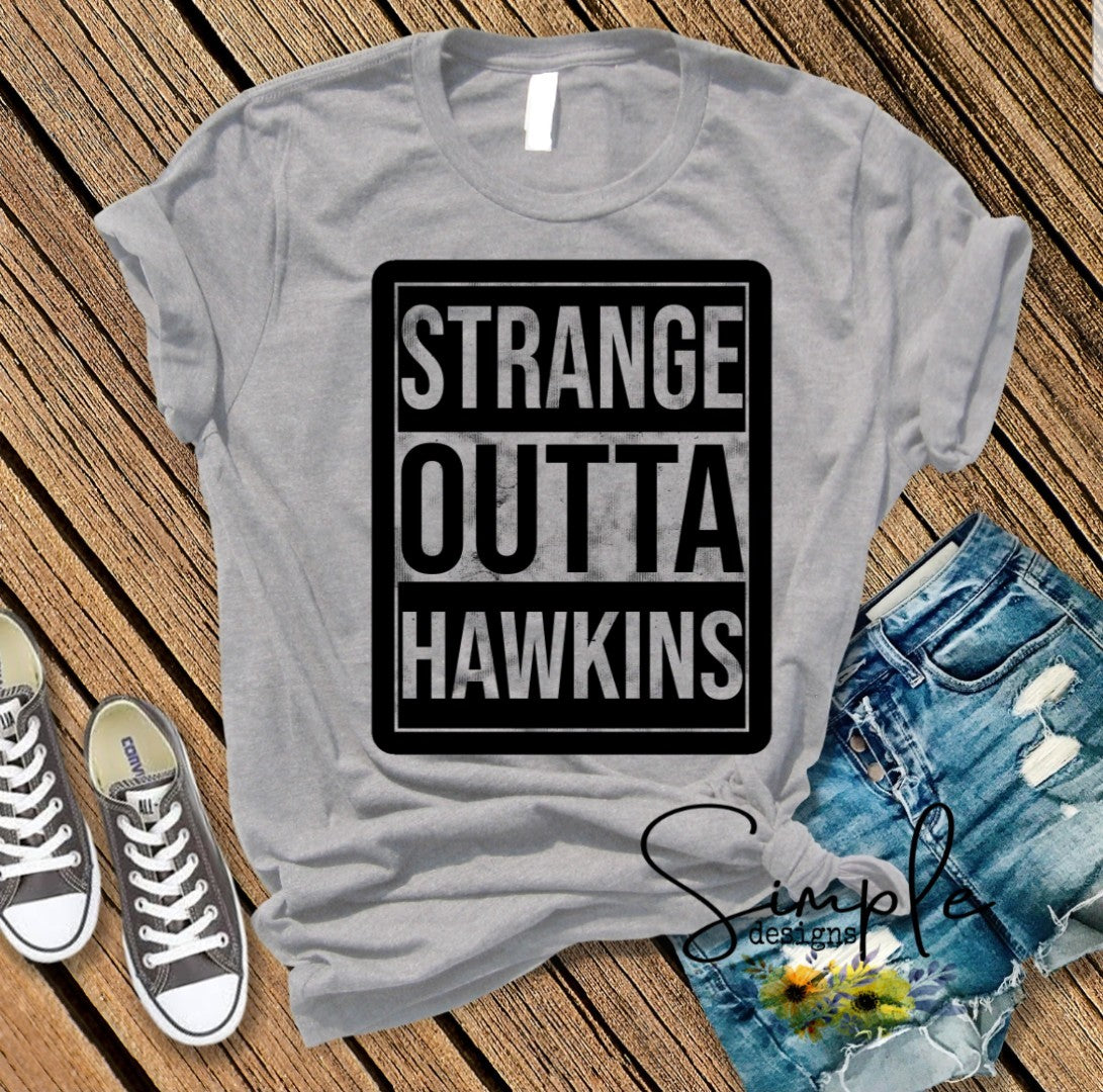 Strange Outta Hawkins Stranger Things Sublimation Heat Transfer Sheets
