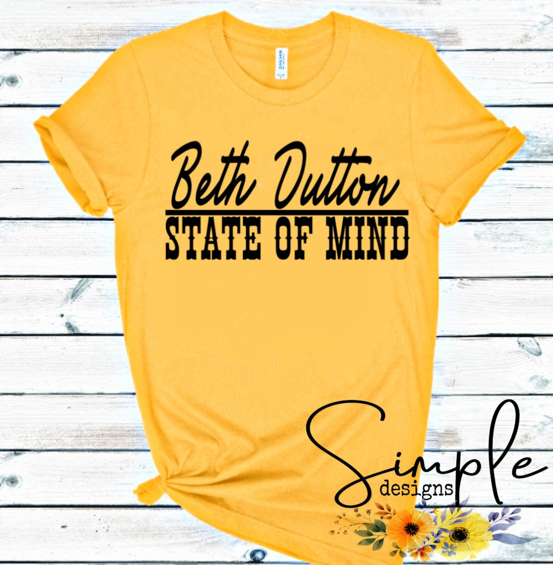 Beth State of Mind Sublimation Heat Transfer Sheets