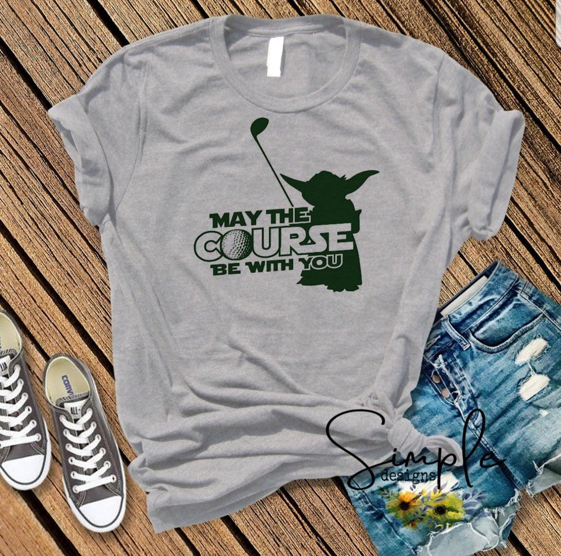 Yoda Golf May the Course Be With You Sublimation Heat Transfer Sheet