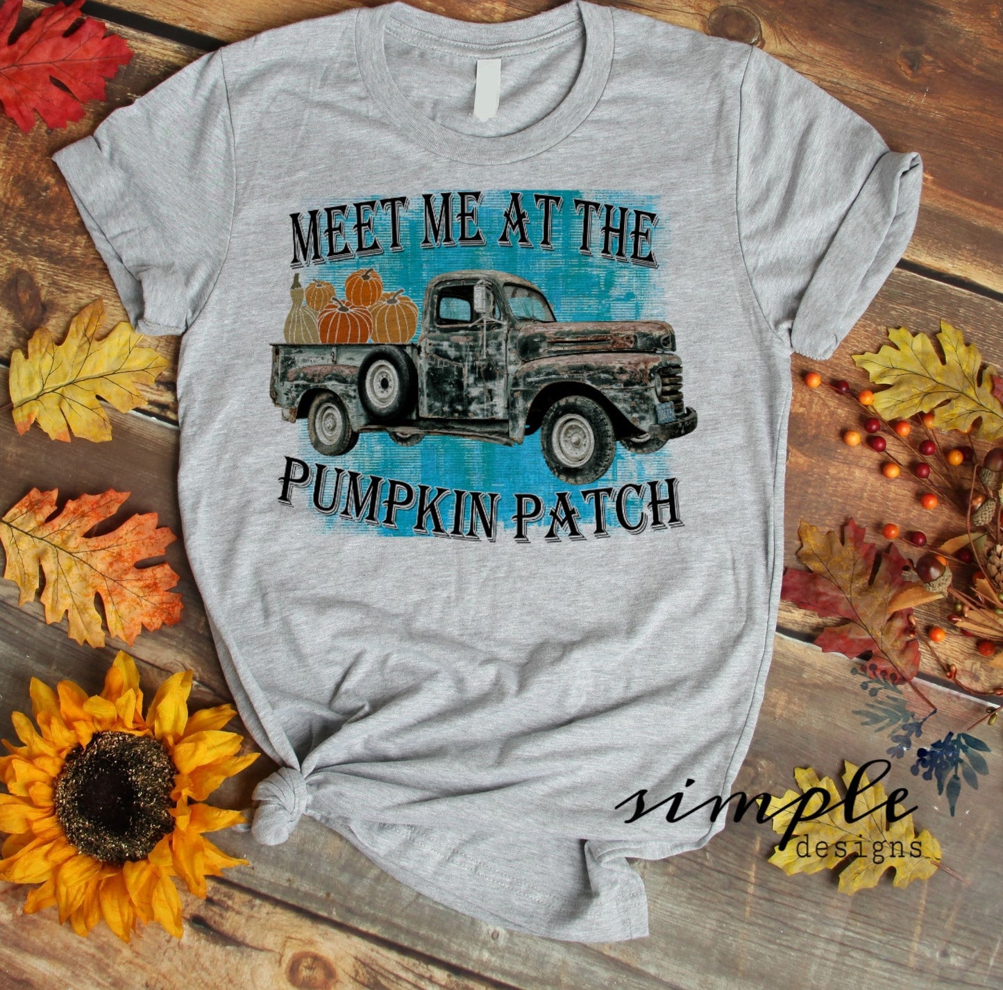 Old Truck Meet Me at the Patch Sublimation Heat Transfer Sheets