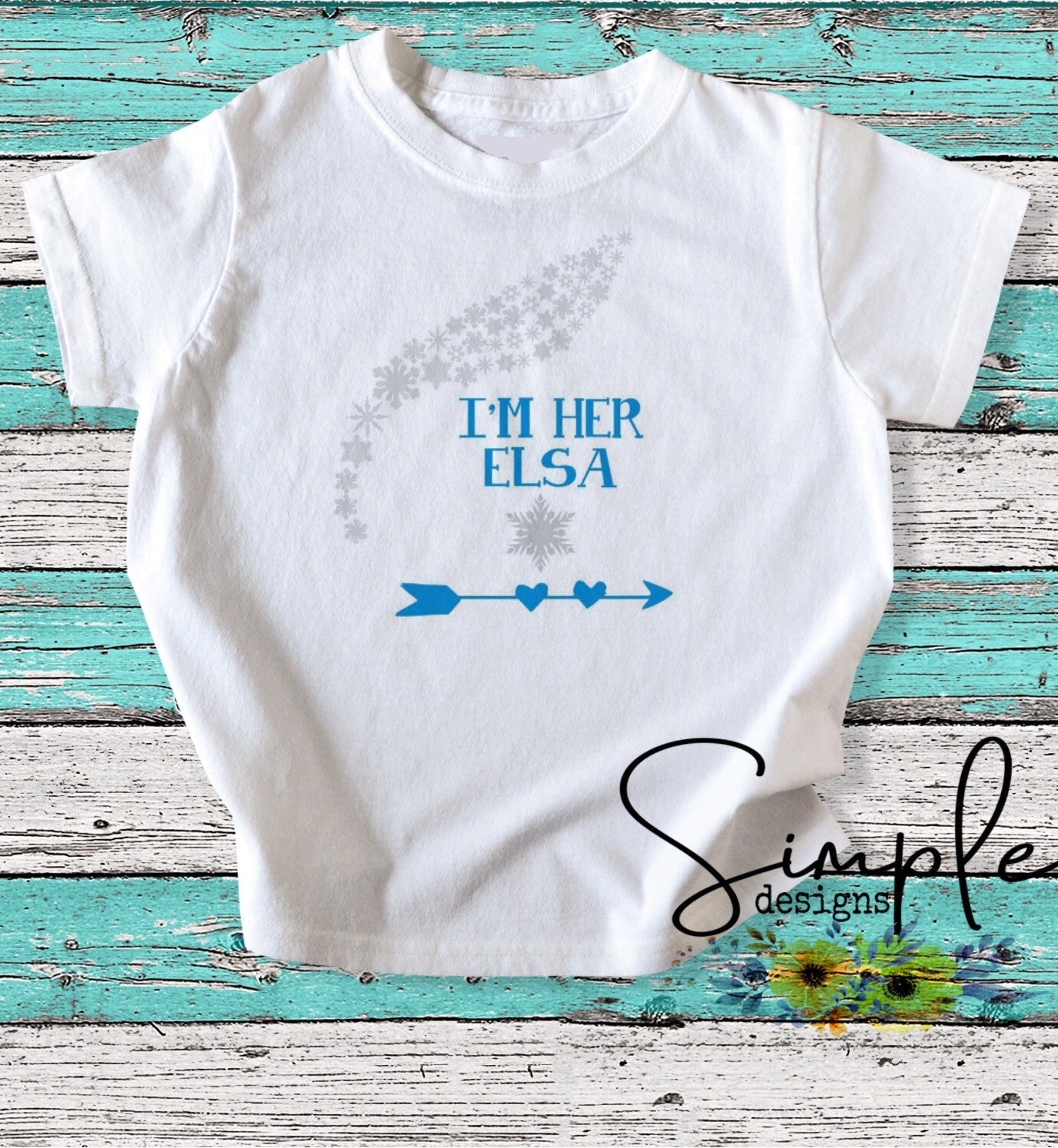 Her Elsa Frozen Sublimation Heat Transfer Sheet