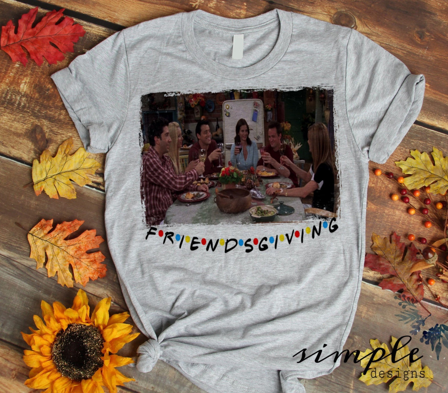 Friendsgiving Sublimation Heat Transfer Sheet