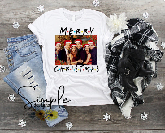 Friends Merry Christmas Sublimation Heat Transfer Sheet