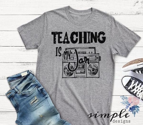 Teaching is My Jam Sublimation Heat Transfer Sheet