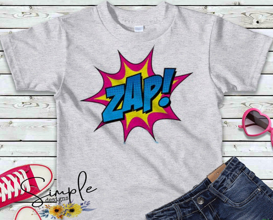 Zap Superhero Pink Sublimation Heat Transfer Sheets