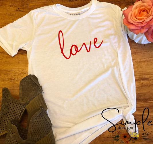 Love Valentines Sublimation Heat Transfer Sheets