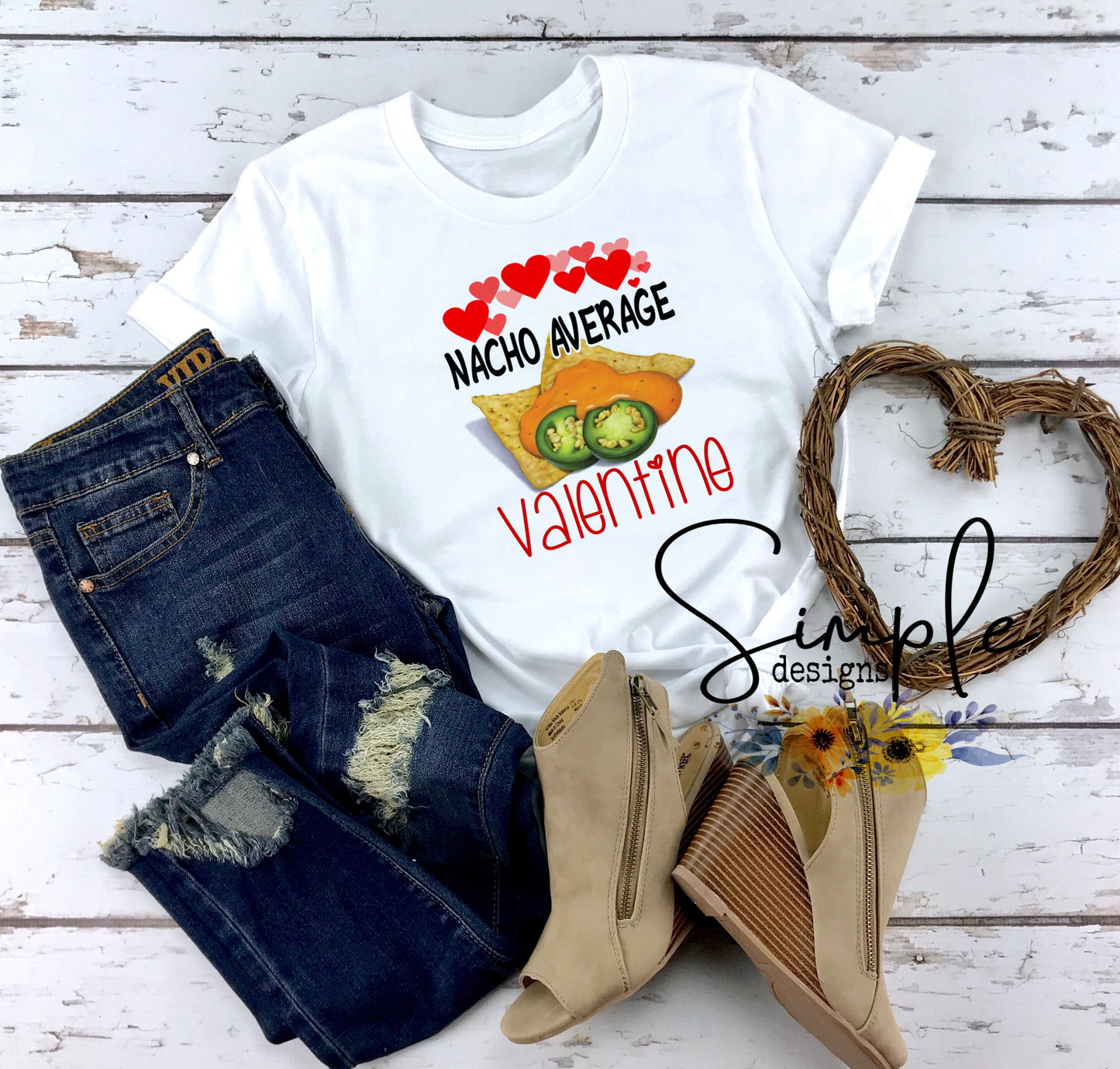 Nacho Average Valentines Sublimation Heat Transfer Sheets