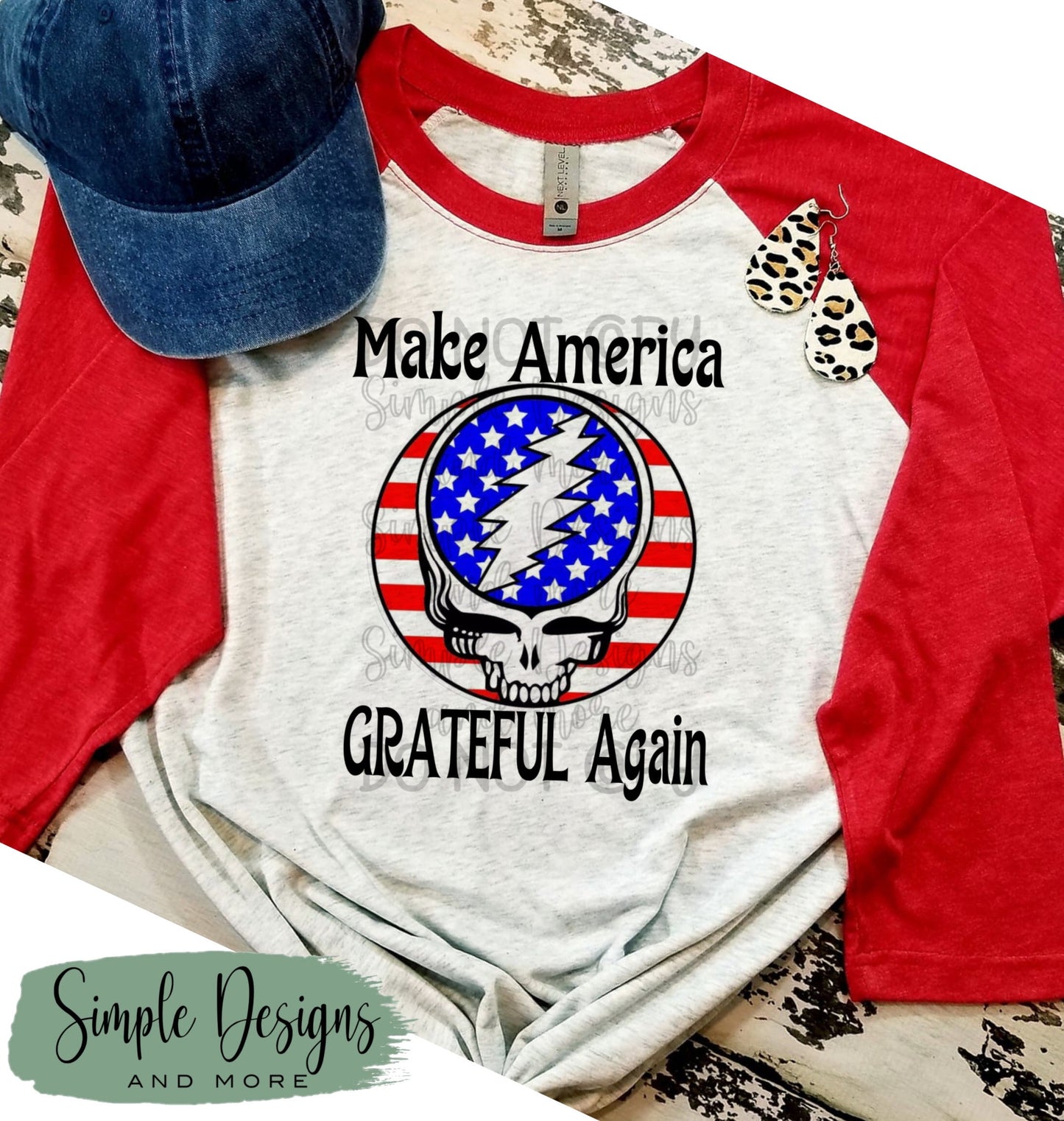 Make America Grateful Again Sublimation Heat Transfer Sheets