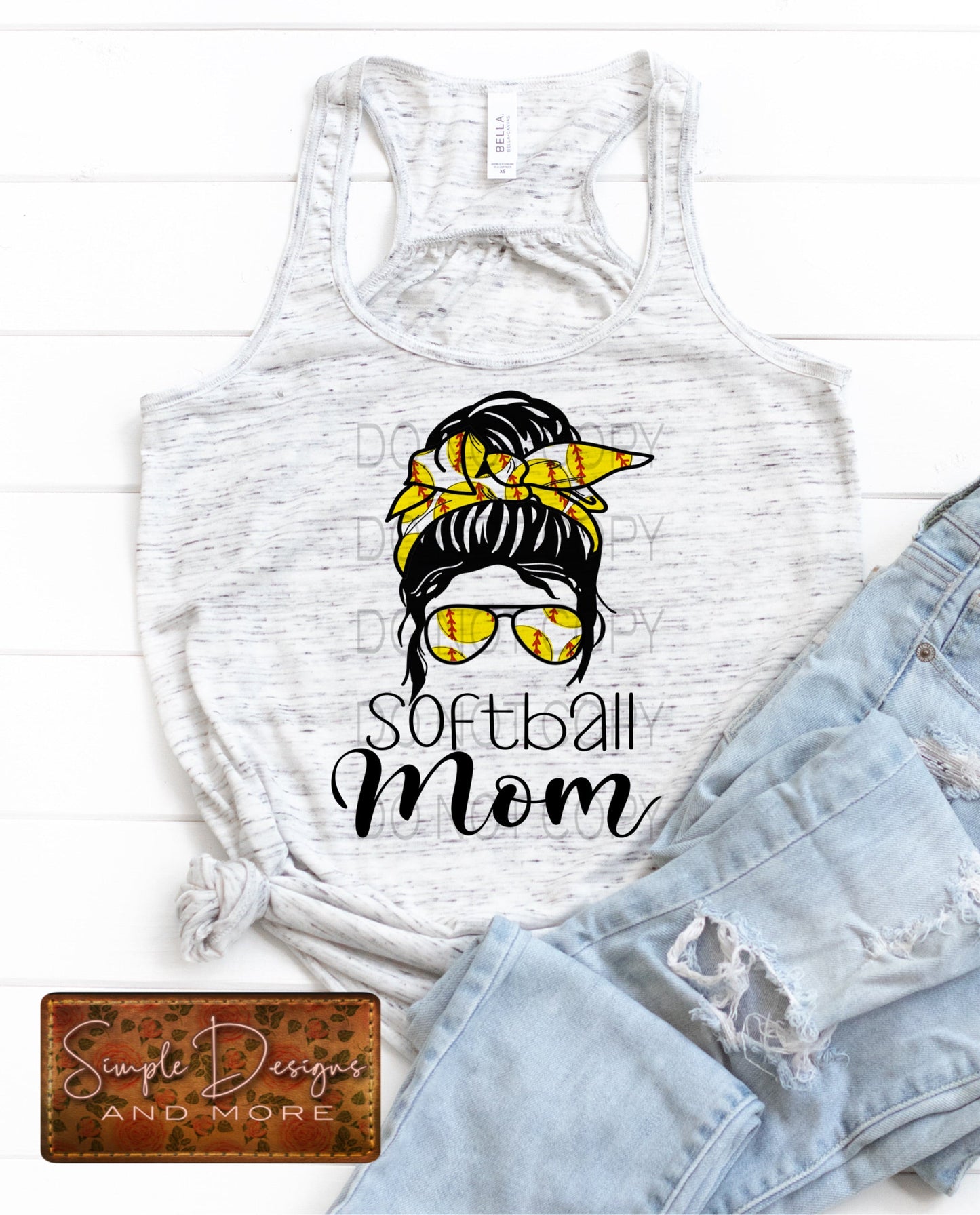 Softball Mom Sublimation Heat Transfer Sheets