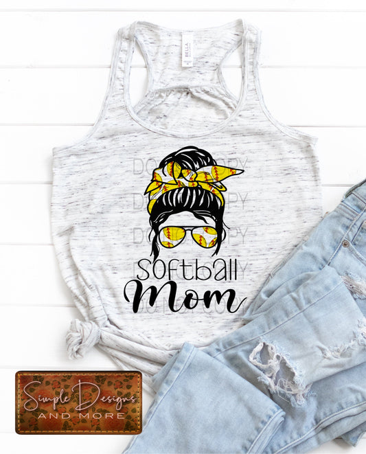 Softball Mom Sublimation Heat Transfer Sheets