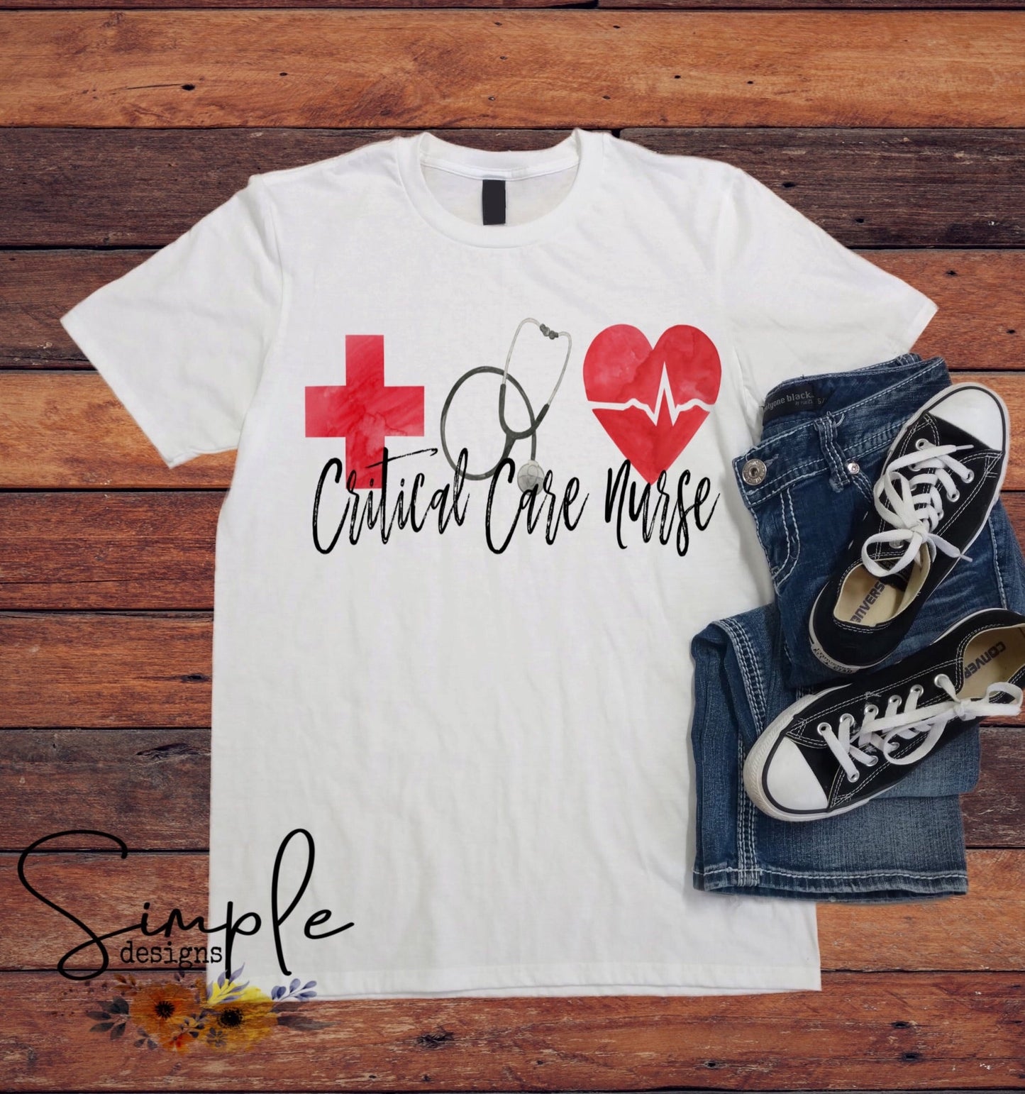 Critical Care Nurse Sublimation Heat Transfer Sheets