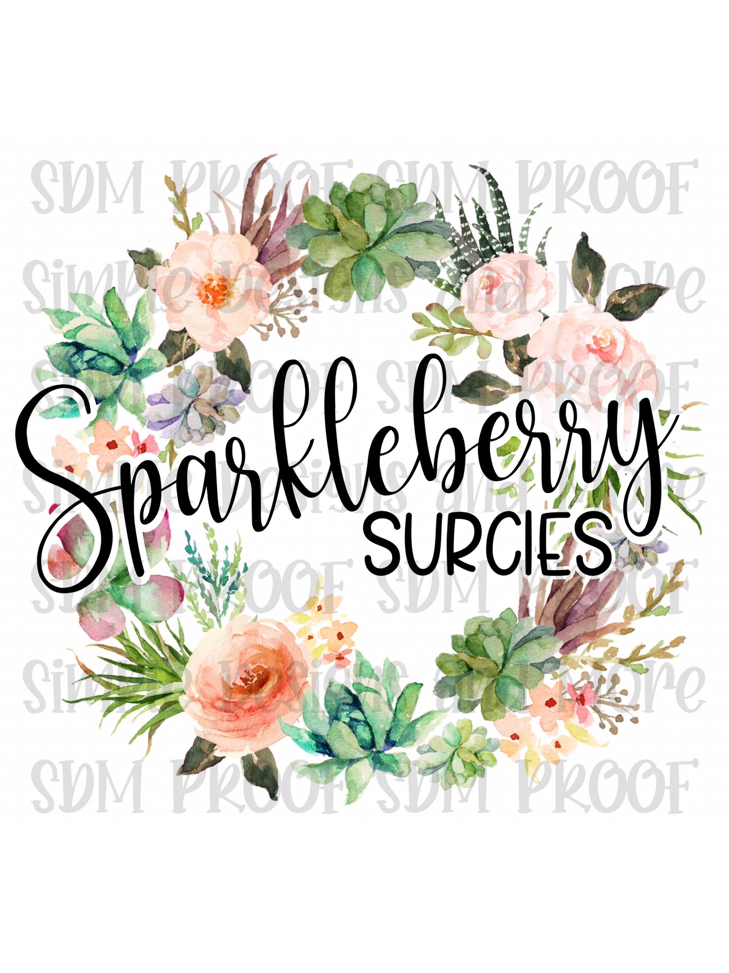 Sparkleberry Wreath Sublimation Heat Transfer Sheet