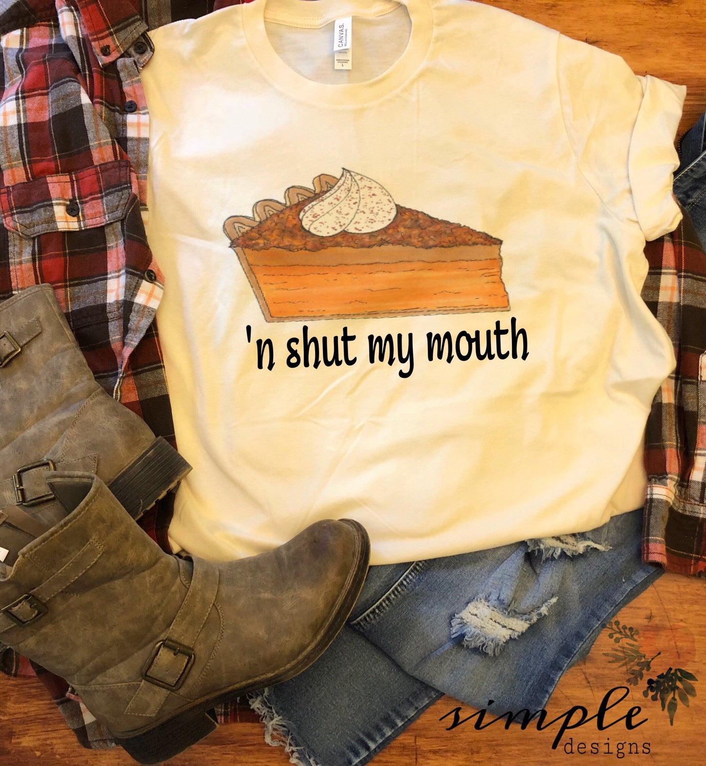 Sweet Potato Pie 'n Shut My Mouth Sublimation Heat Transfer Sheet