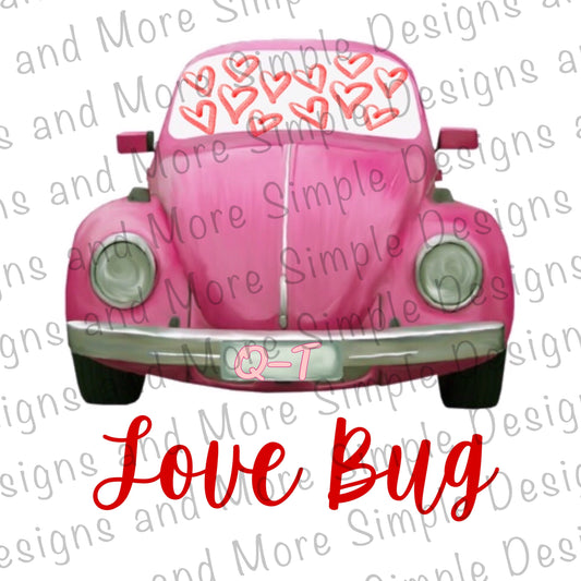 Love Bug Valentine’s Day Sublimation Heat Transfer Sheets