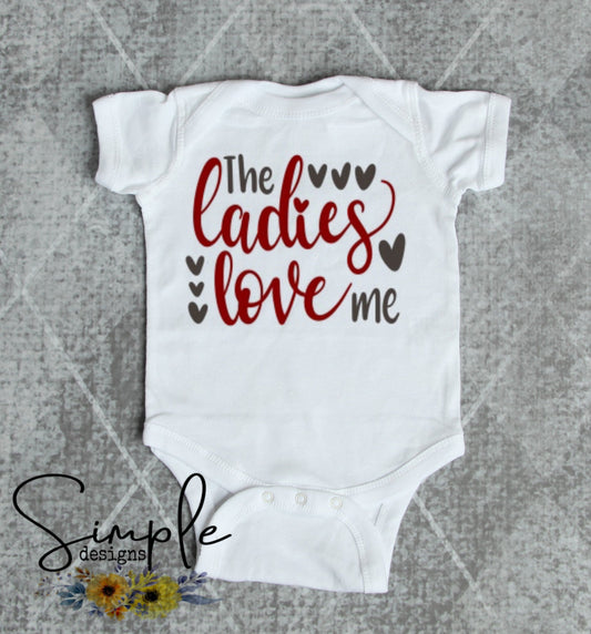 The Ladies Love Me Valentines Love Sublimation Heat Transfer Sheets