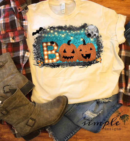 Boo Pumpkin Sublimation Heat Transfer Sheet