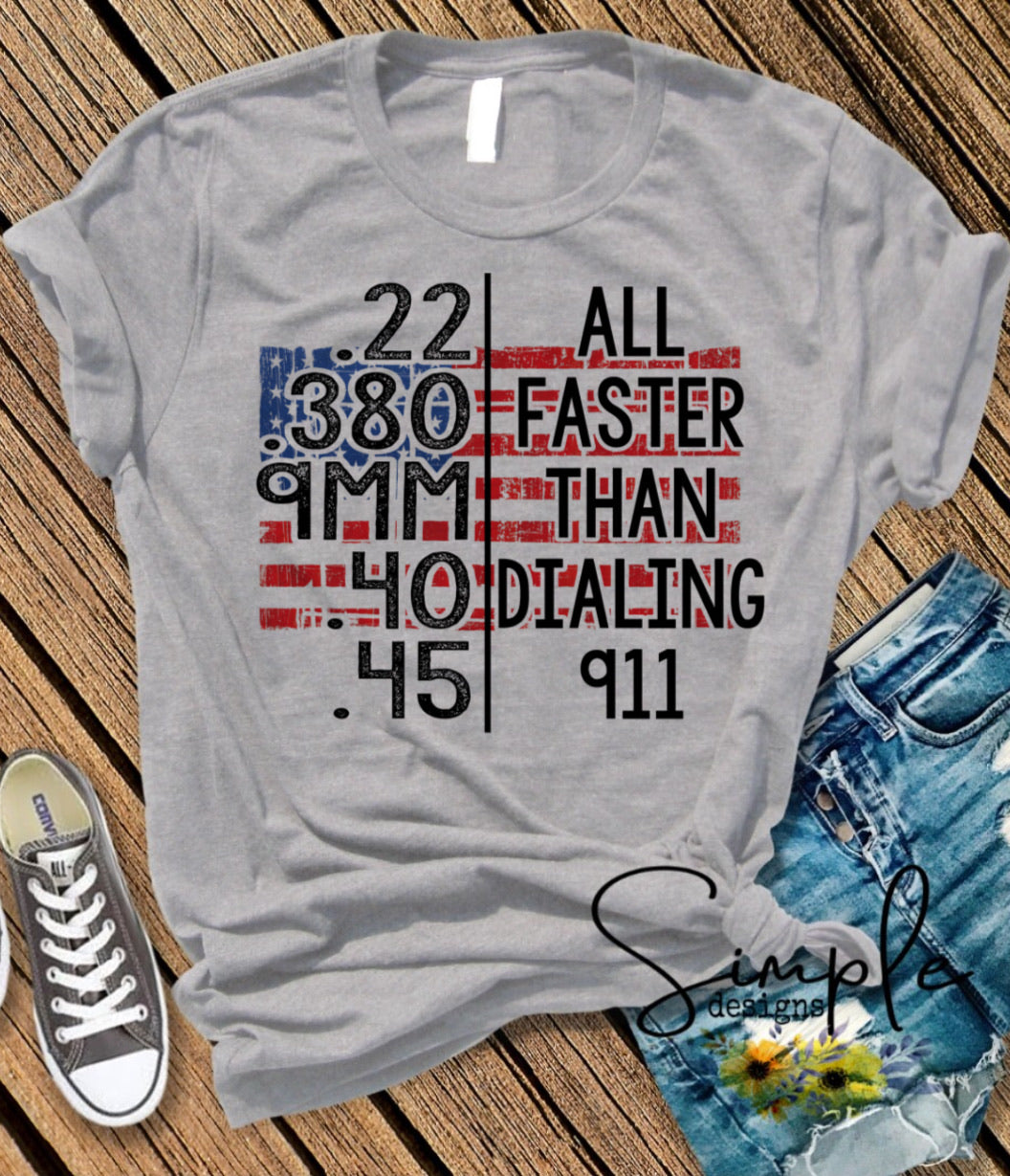 All Faster Than Dialing 911 Sublimation Heat Transfer Sheets