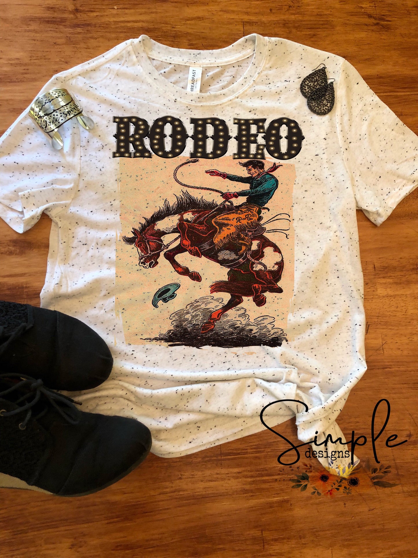 RODEO Bronco Sublimation Heat Transfer Sheet