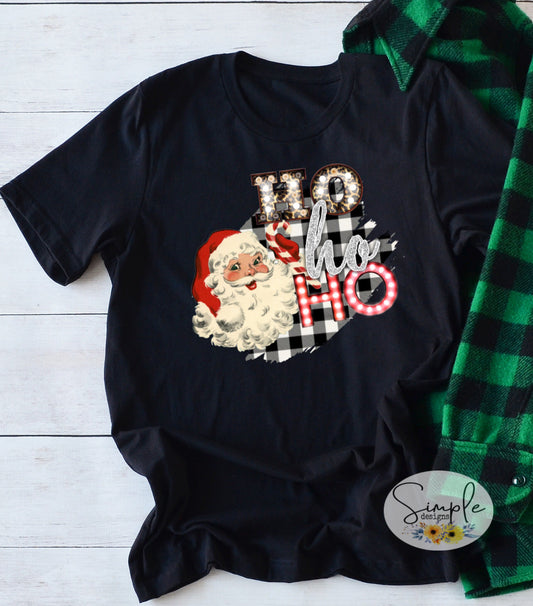 Santa Ho Ho Ho Sublimation Heat Transfer Sheet