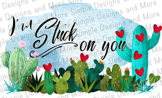Stuck on You Valentine’s Day Sublimation Heat Transfer Sheets