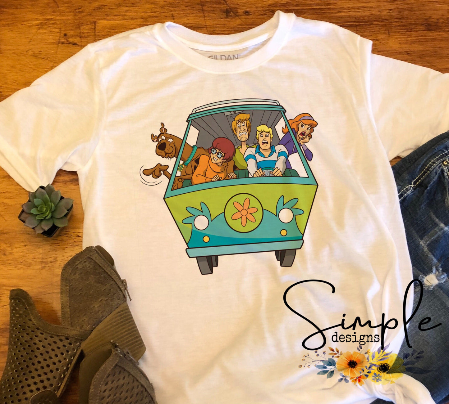 Scooby and Crew Sublimation Heat Transfer Sheets