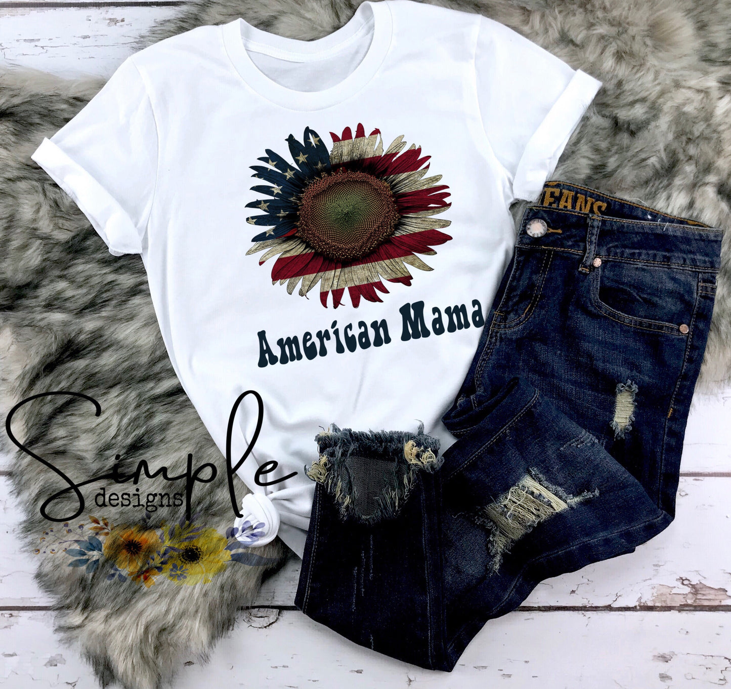 American Mama Sublimation Heat Transfer Sheet