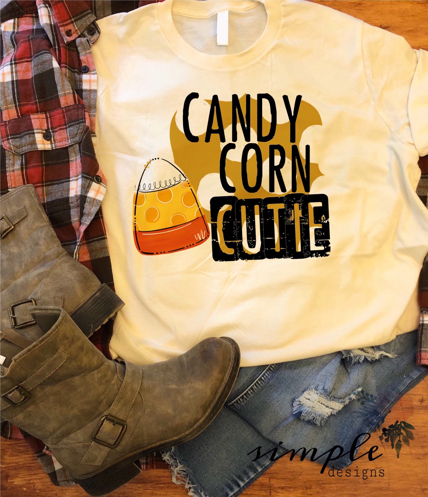 Candy Corn Cutie Sublimation Heat Transfer Sheet