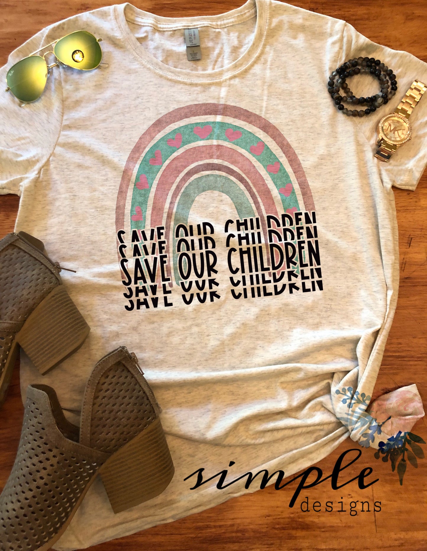 Save Our Children Rainbow Sublimation Heat Transfer Sheets